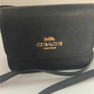 Coach Crossbody - Black - Gently Used Medium Size